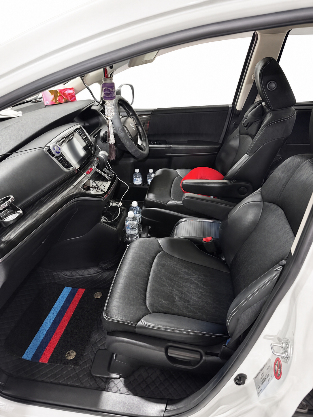 Custom floor mat installation