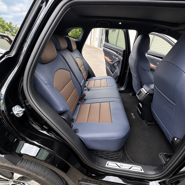 Custom seat cover installation