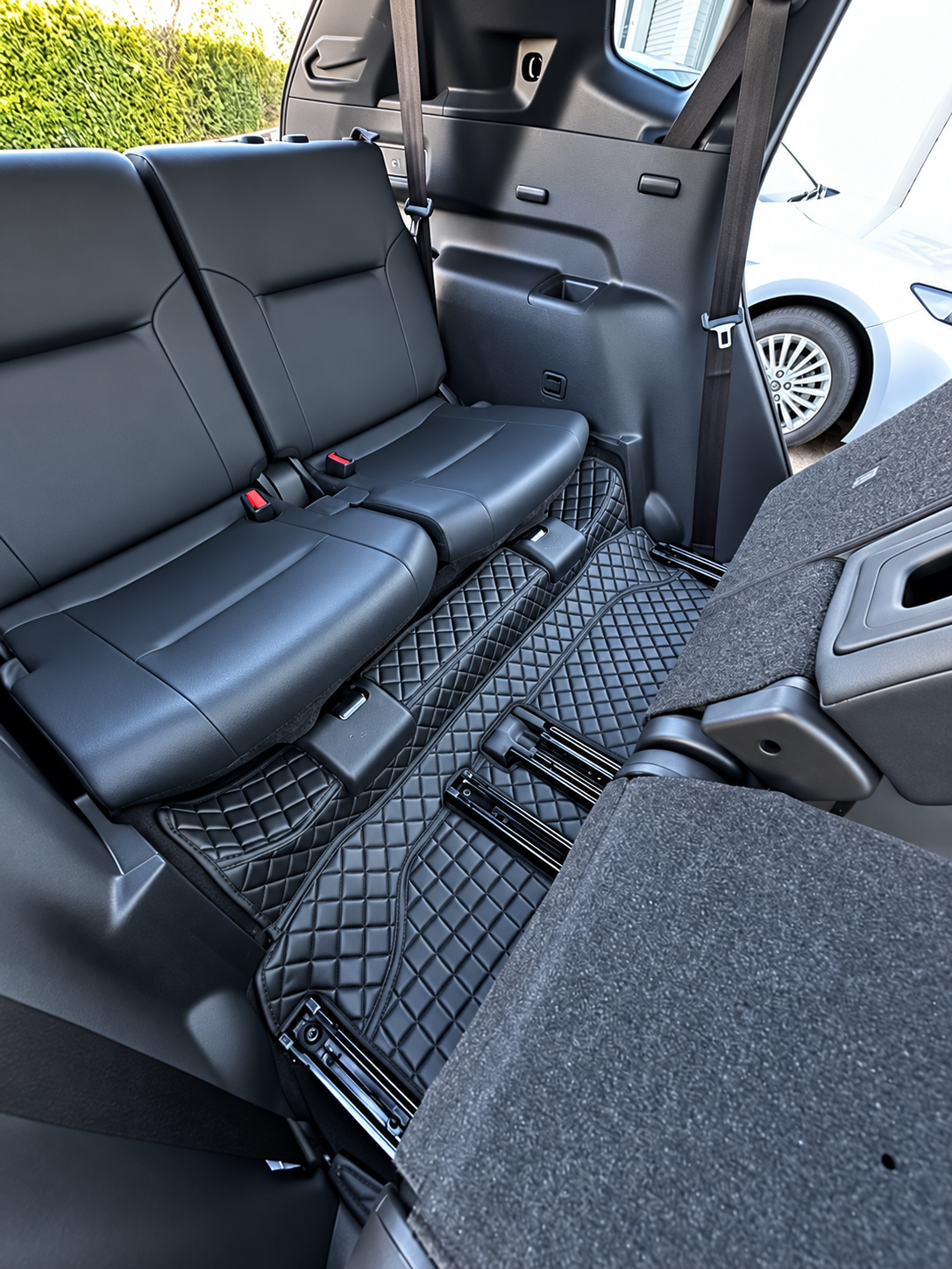 Custom floor mat installation