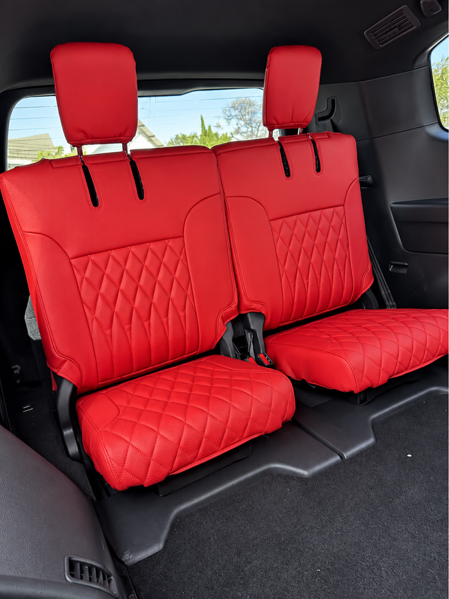 Custom seat cover installation