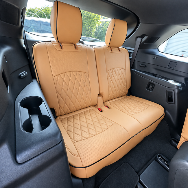 Custom seat cover installation