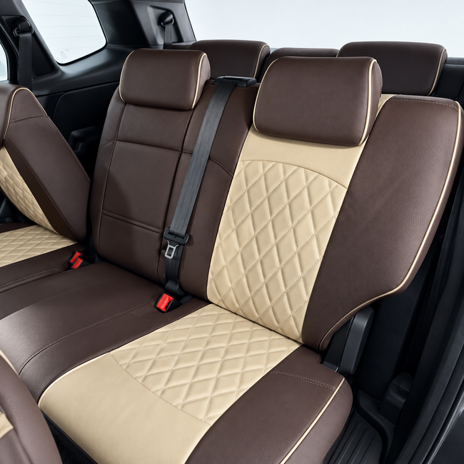 Custom seat cover installation