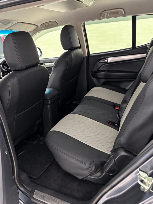 Custom seat cover installation