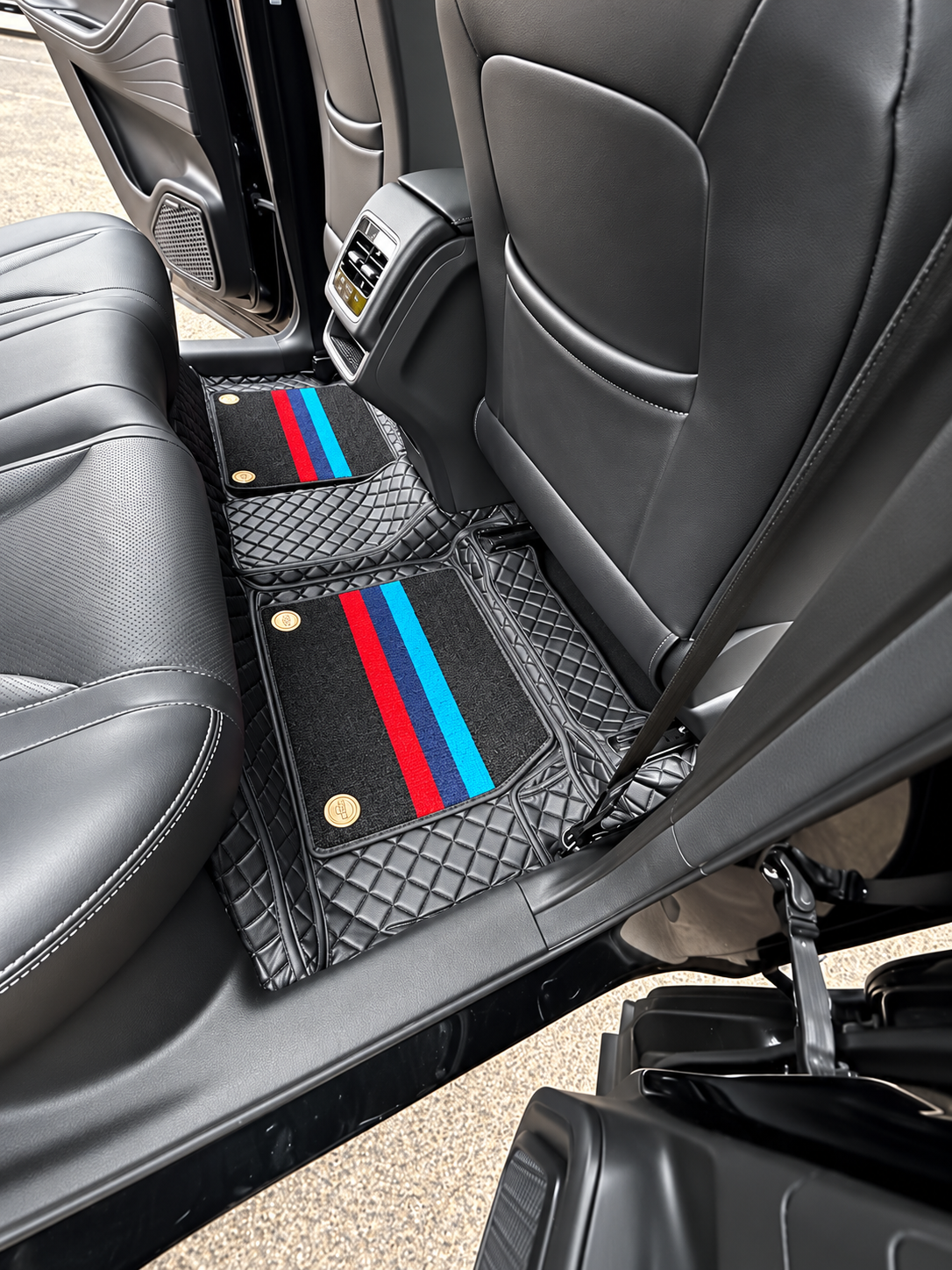 Custom floor mat installation
