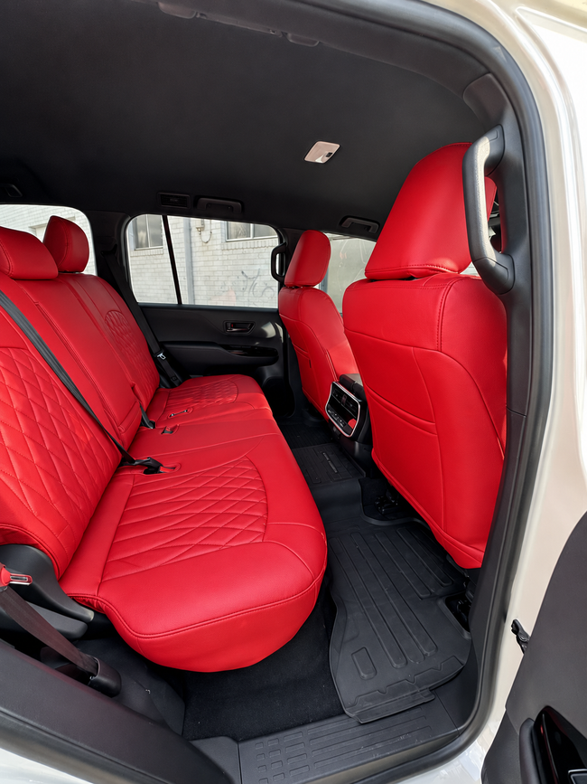 Custom seat cover installation