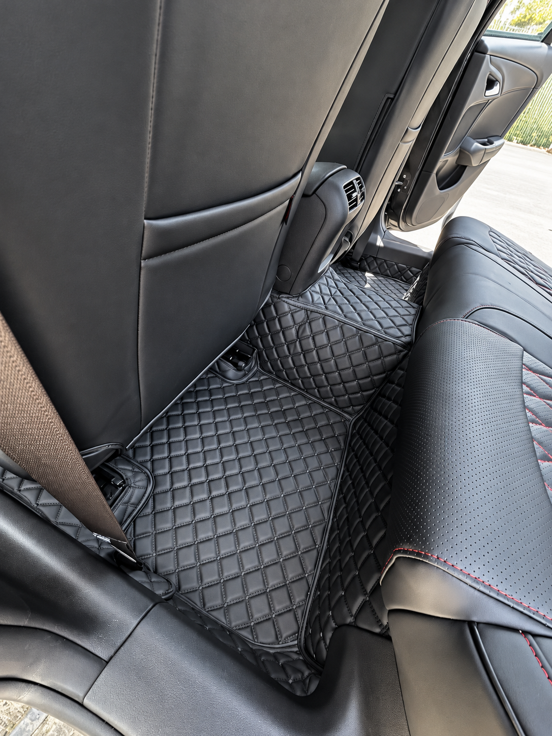 Custom floor mat installation
