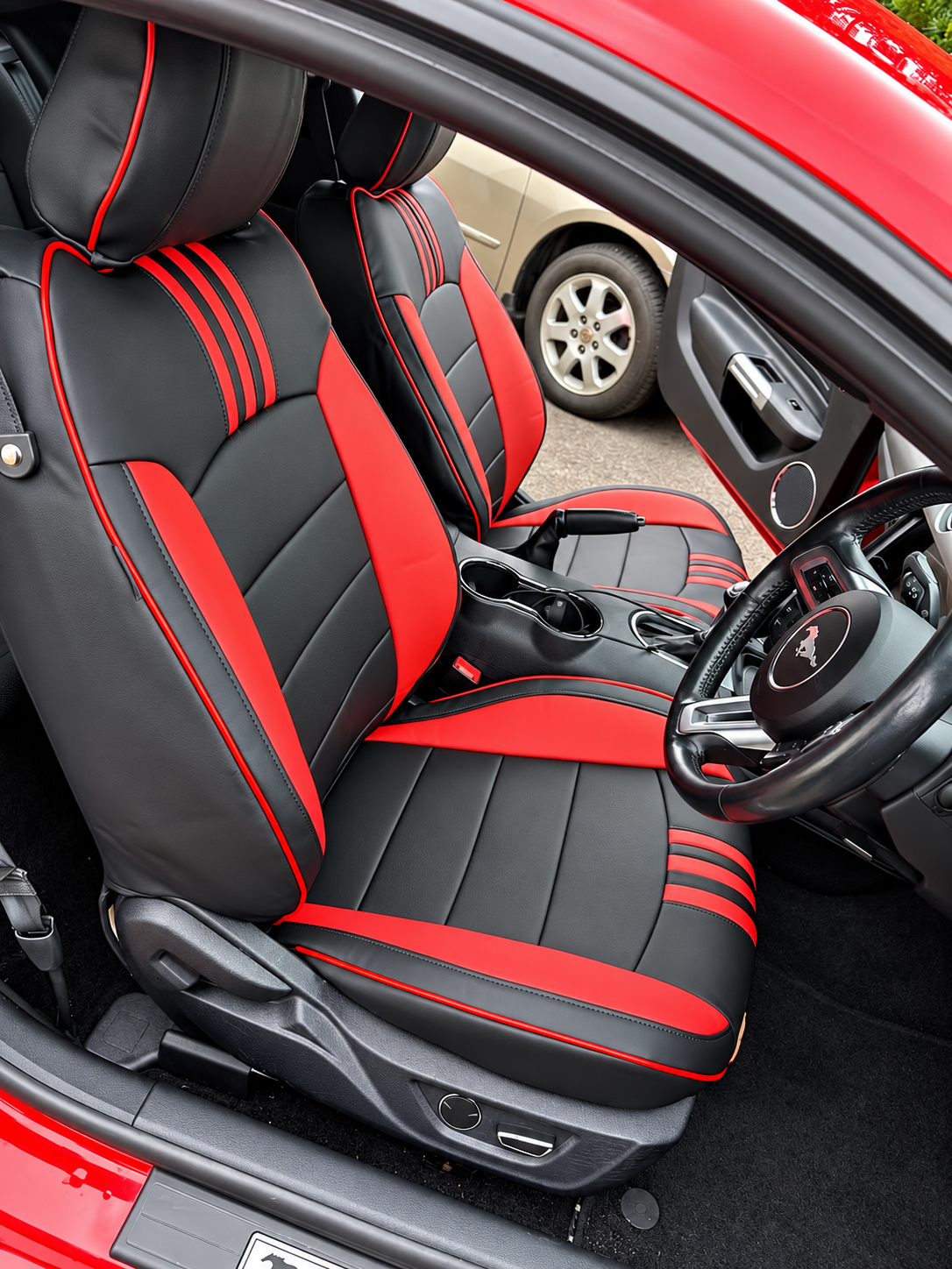 Ford mustang custom seat covers