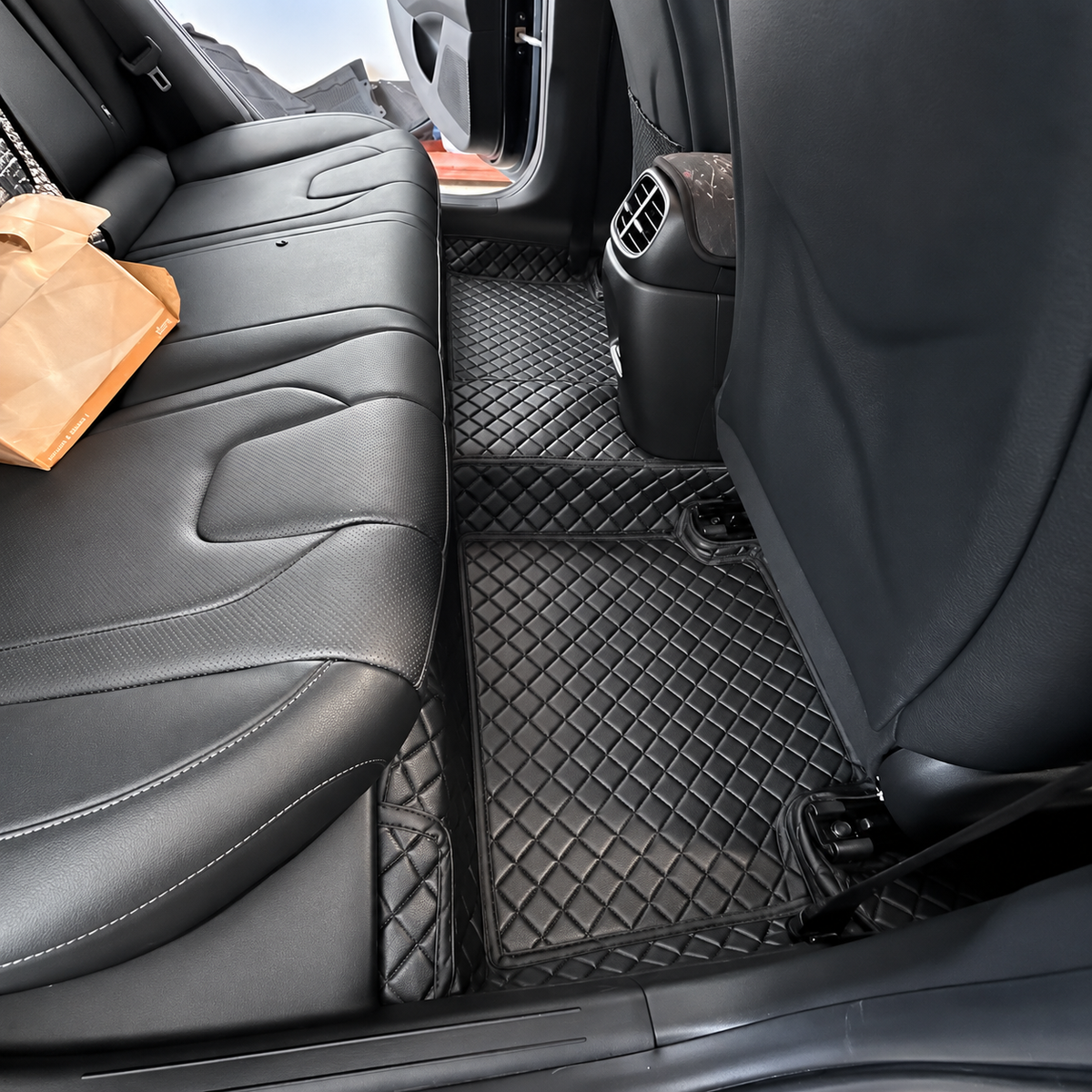 Custom floor mat installation