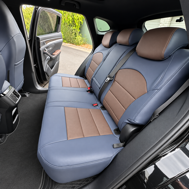 Custom seat cover installation