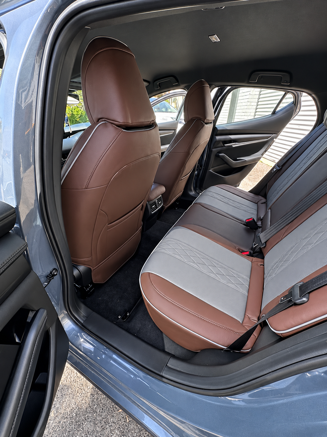 Custom seat cover installation
