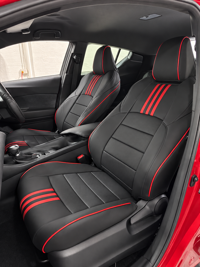 Custom seat cover installation