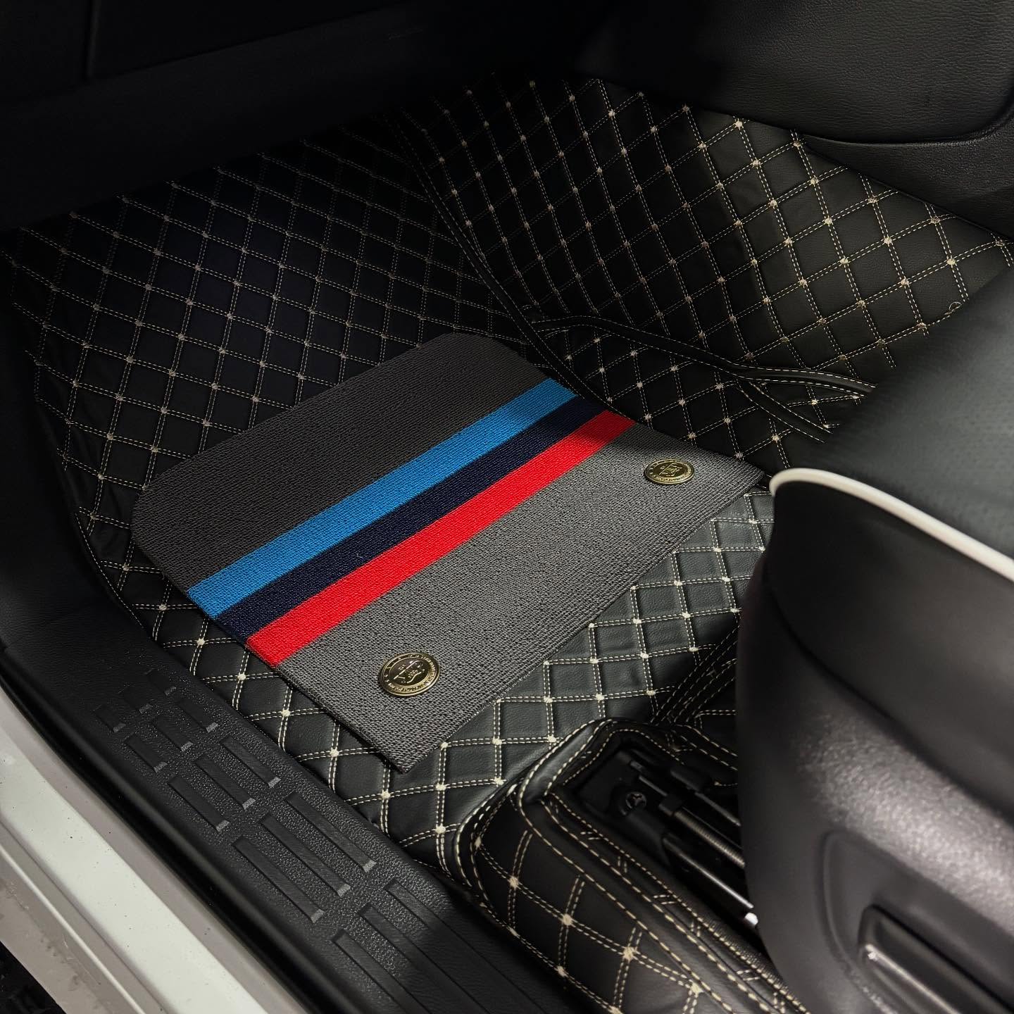 Custom floor mat installation