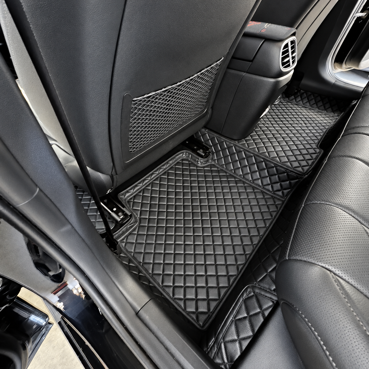 Custom floor mat installation