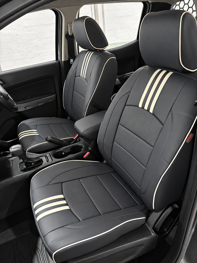 Custom seat cover installation