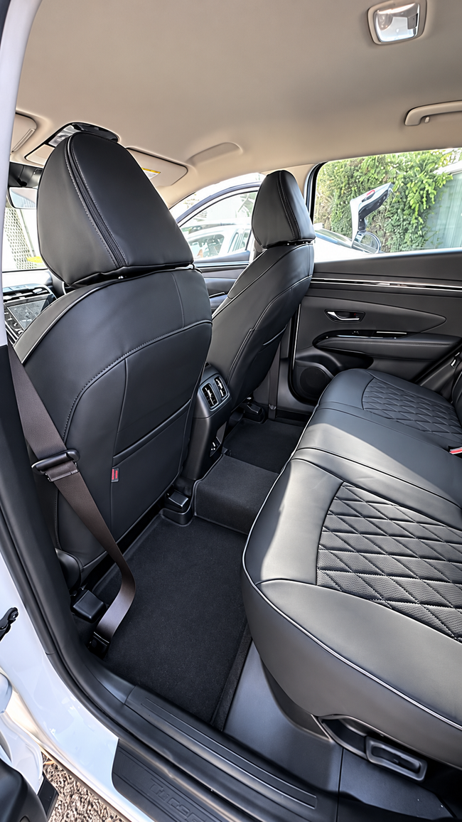 Custom seat cover installation