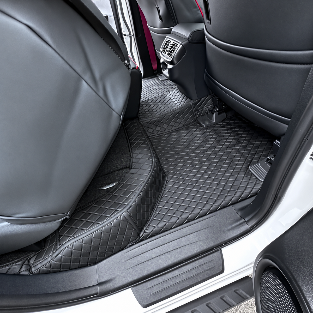 Custom floor mat installation