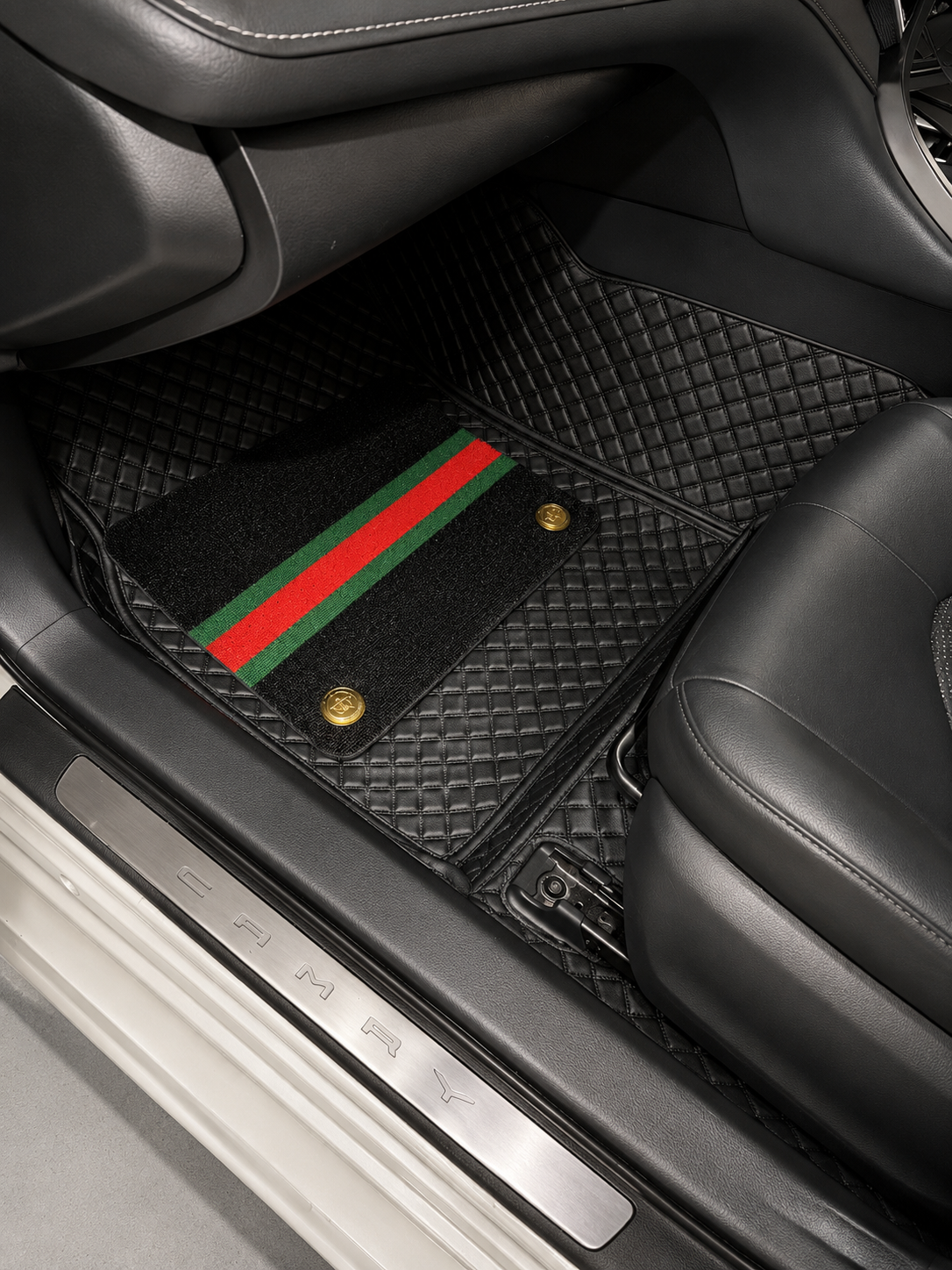 Custom floor mat installation
