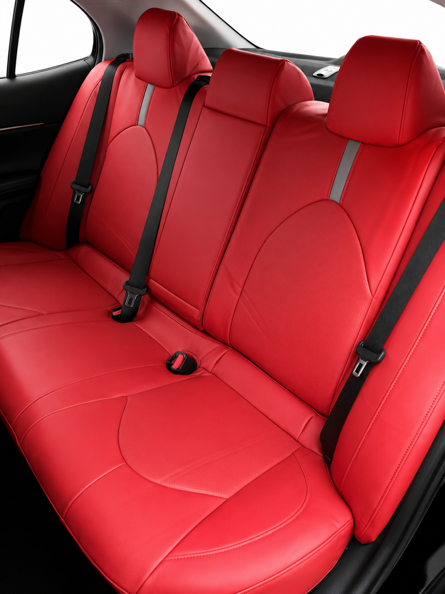 Custom seat cover installation