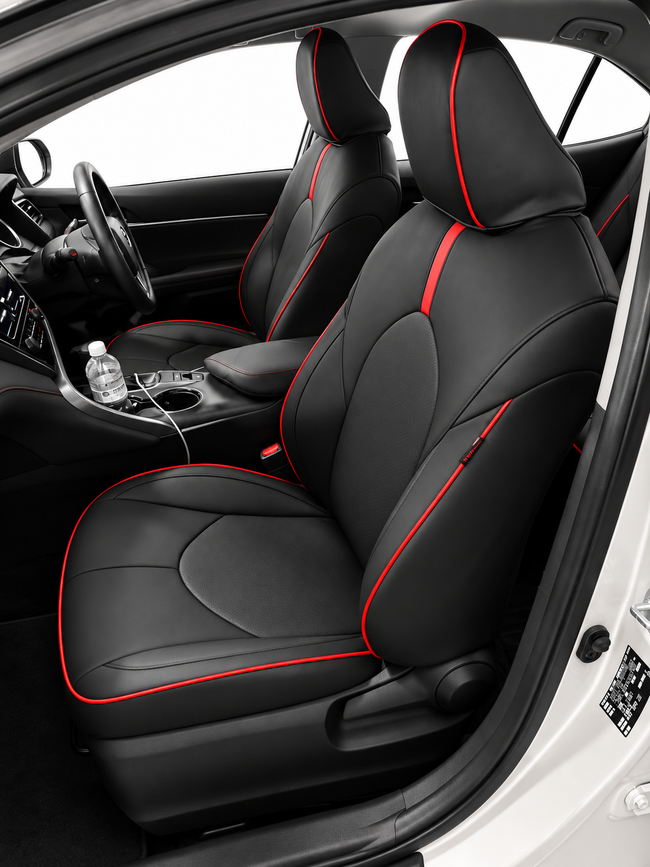 Custom seat cover installation