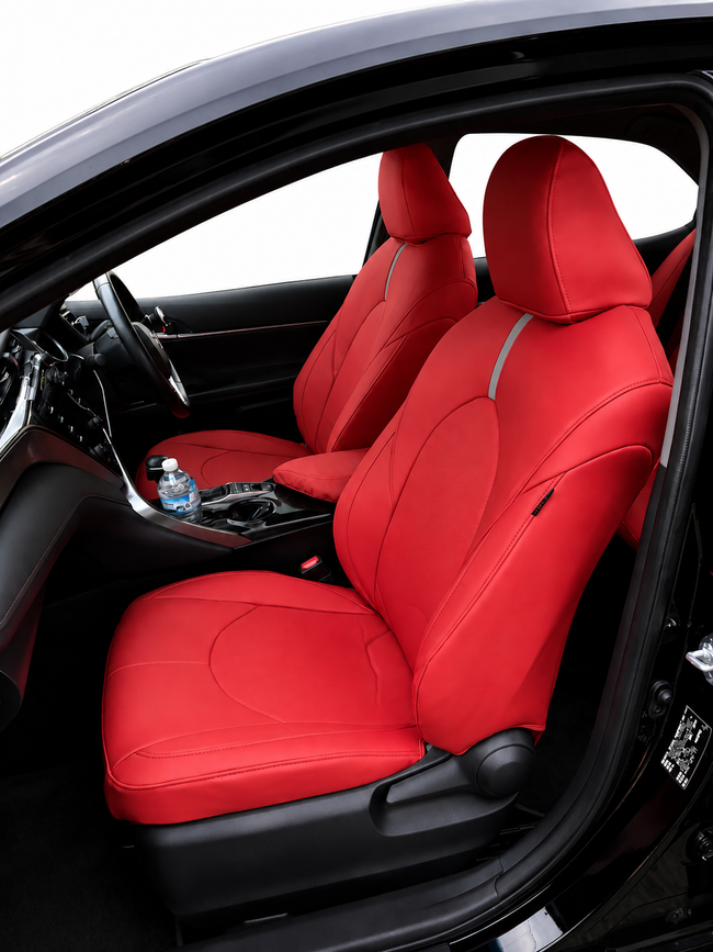 Custom seat cover installation