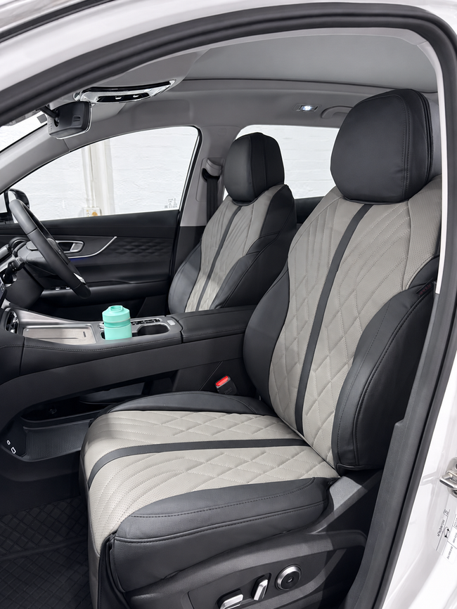 Custom seat cover installation