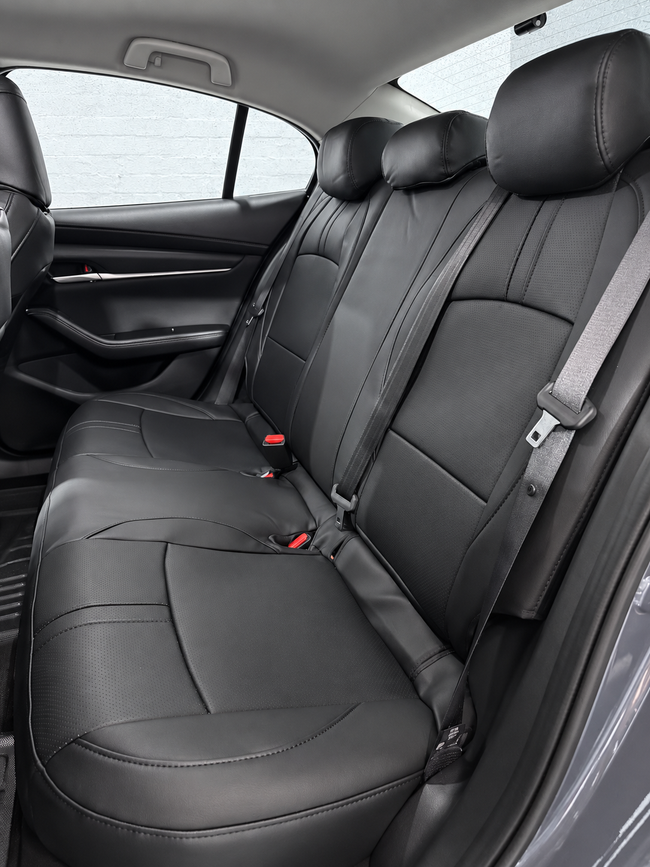 Custom seat cover installation