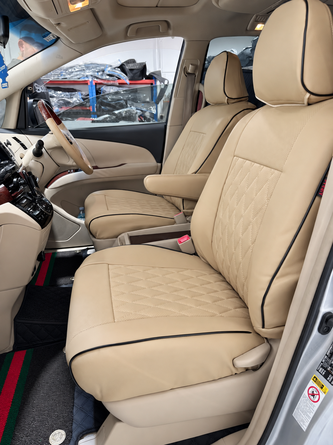 Toyota Tarago custom seat covers