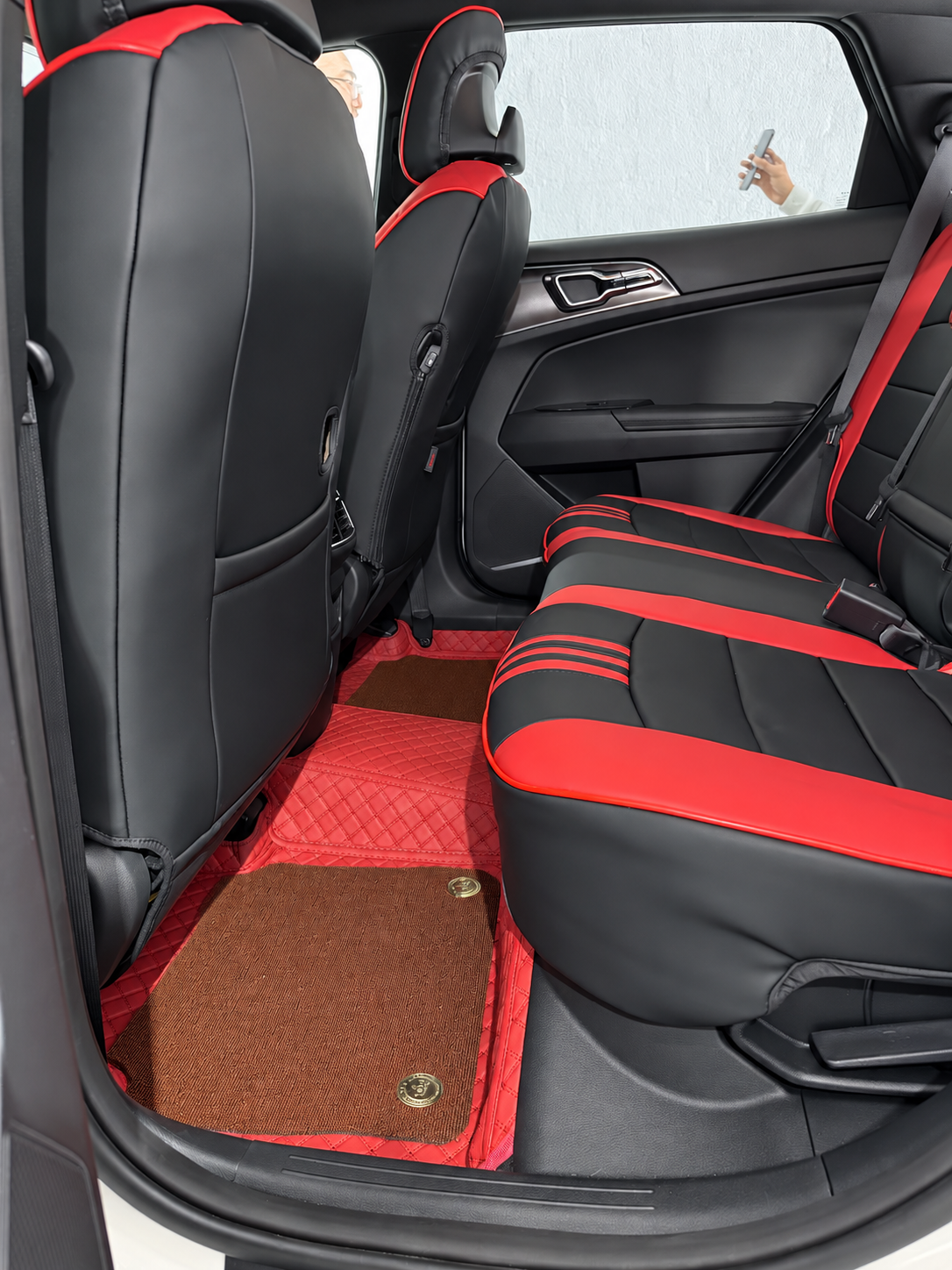 Custom floor mat installation