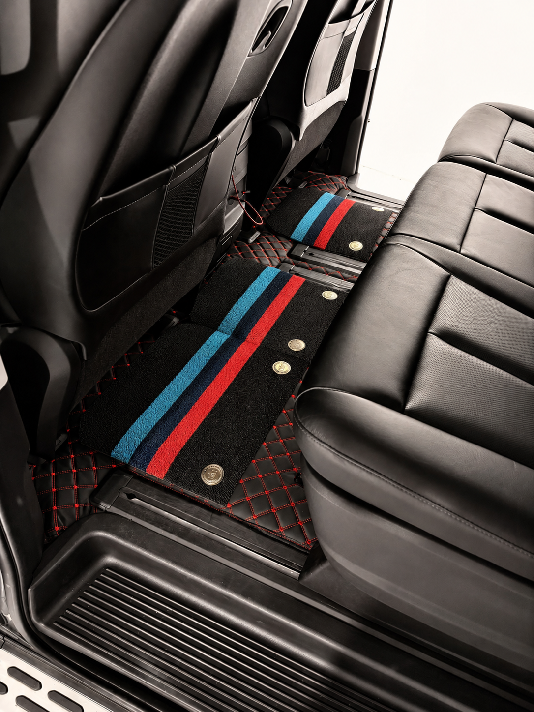 Custom floor mat installation