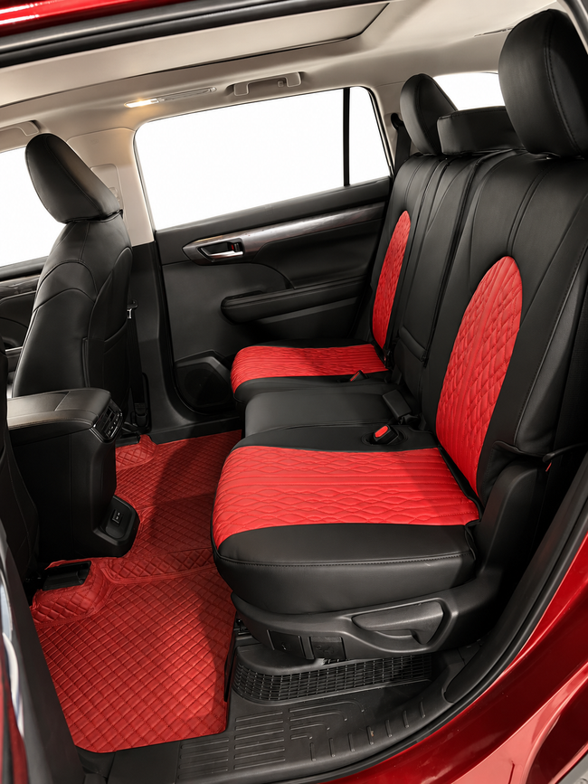 Custom seat cover installation