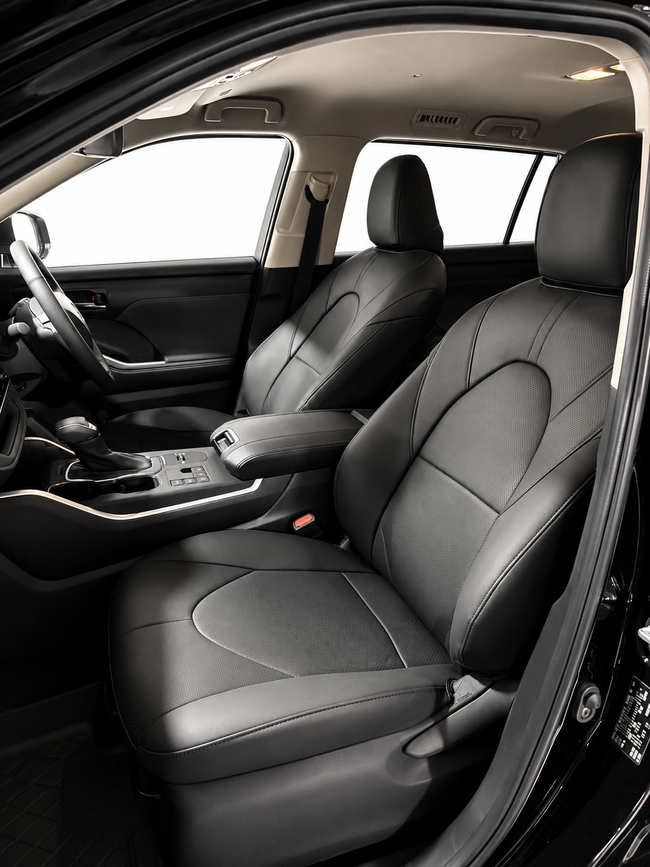 Custom seat cover installation