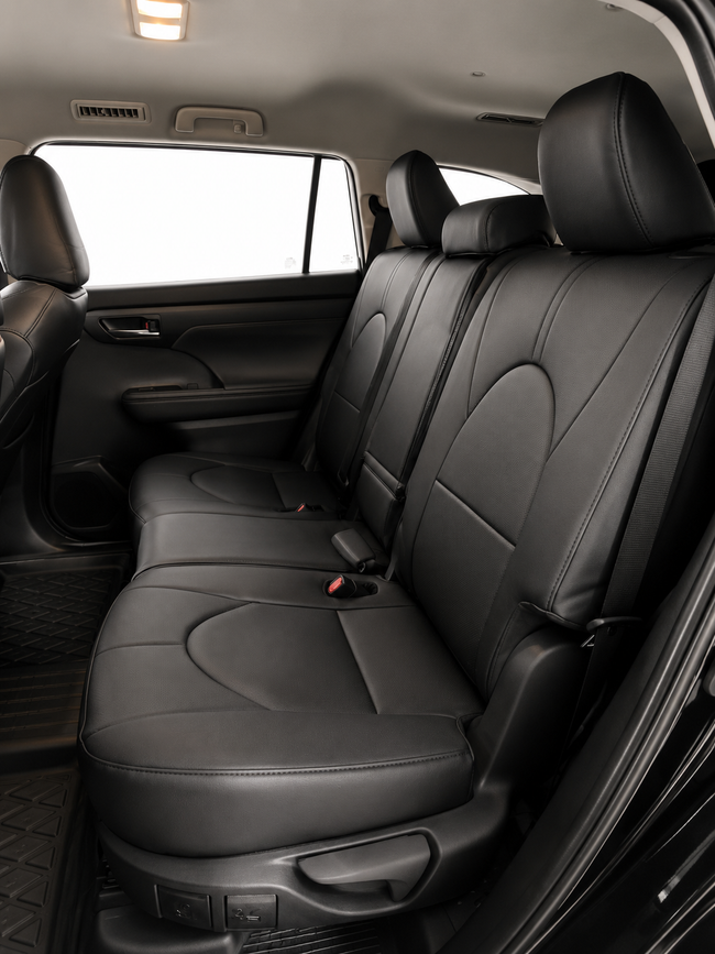 Custom seat cover installation
