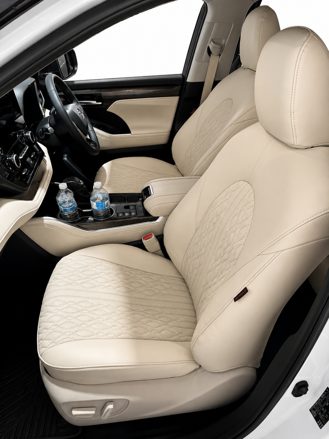 Custom seat cover installation