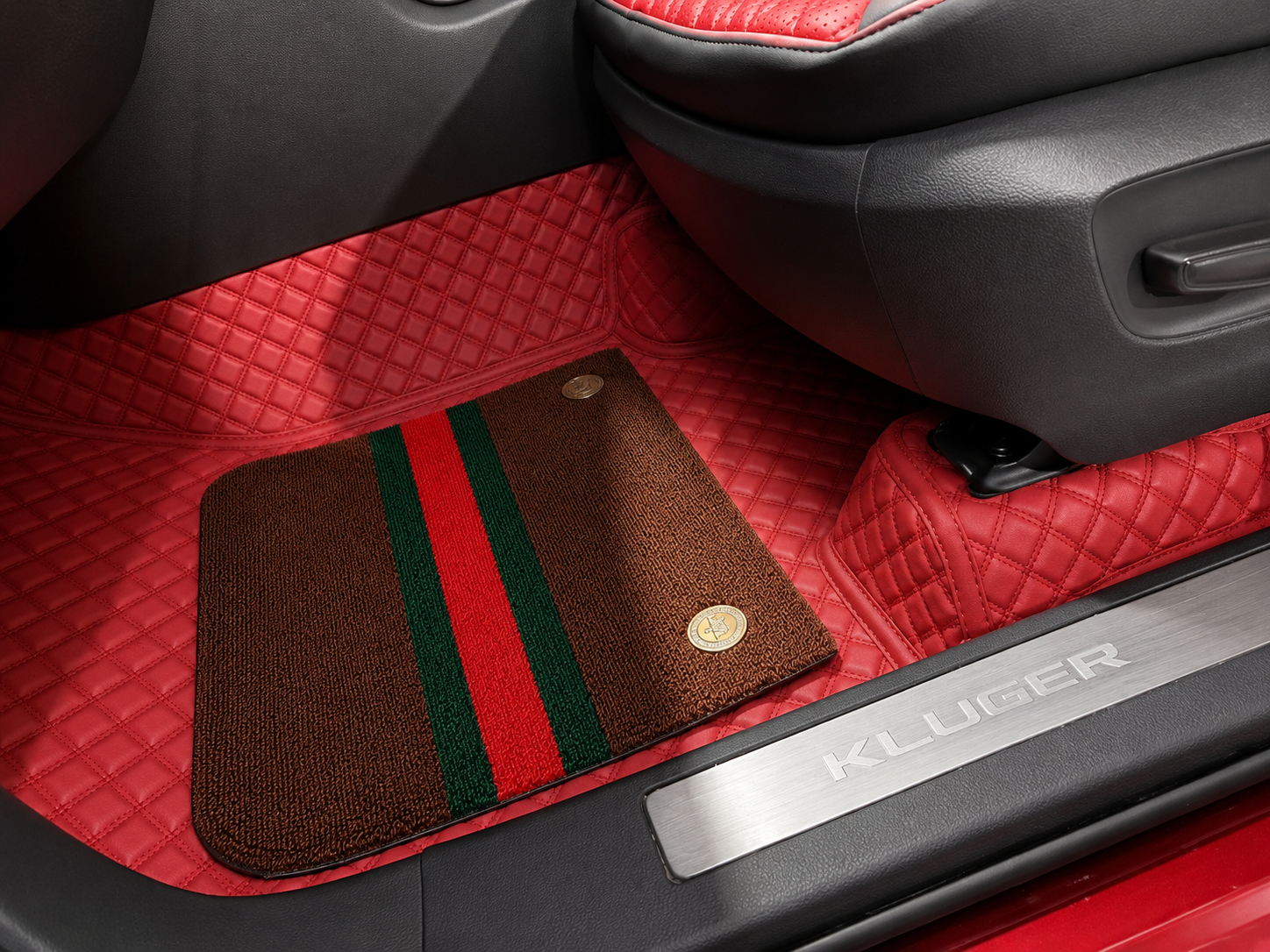 Custom floor mat installation