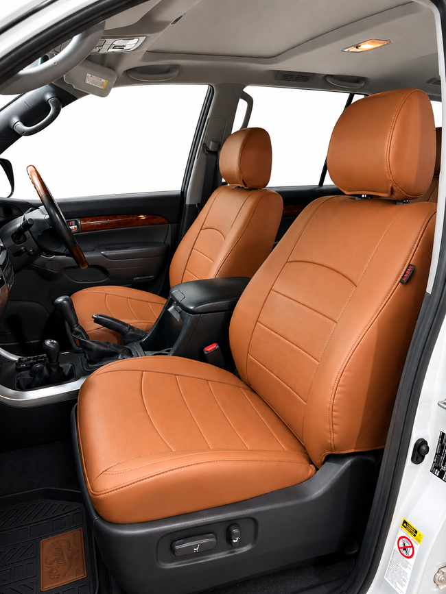 Custom seat cover installation