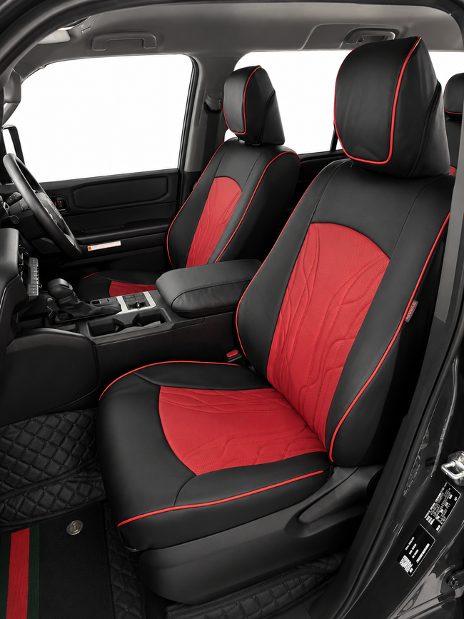 Custom seat cover installation