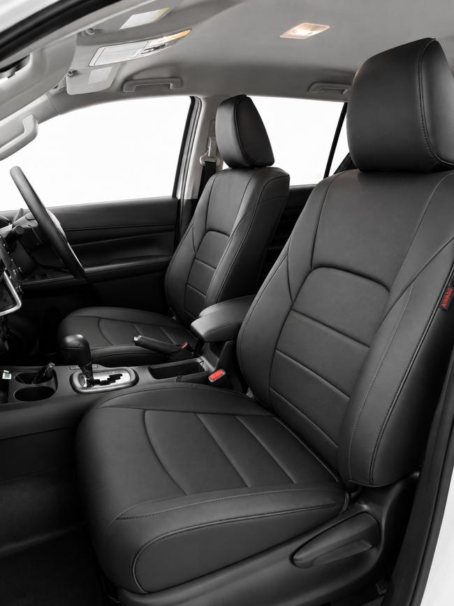 Custom seat cover installation