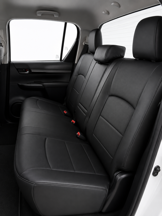 Custom seat cover installation
