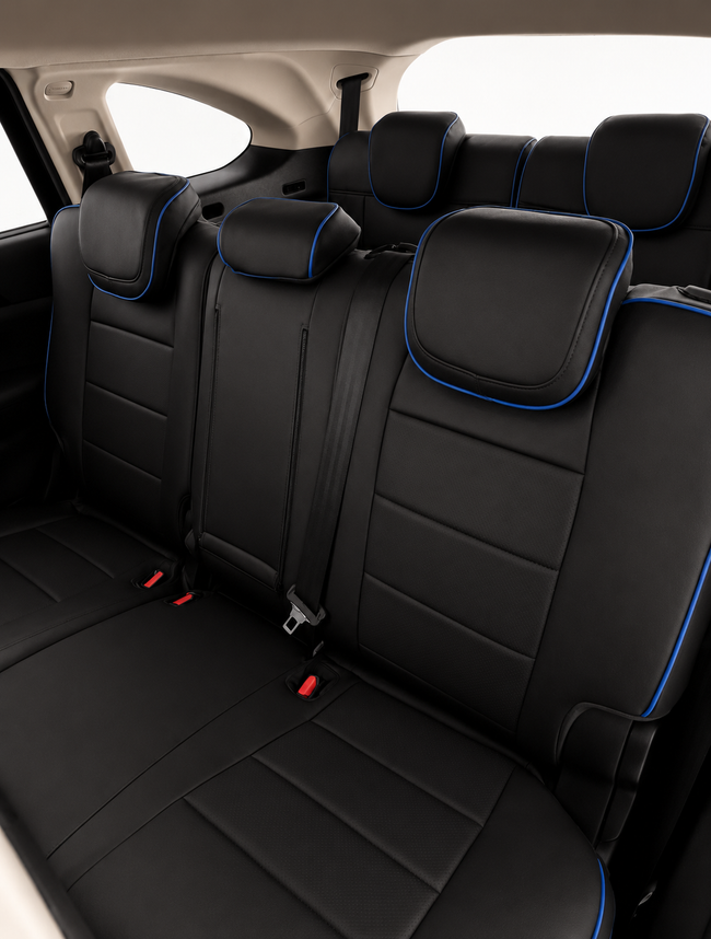 Custom seat cover installation