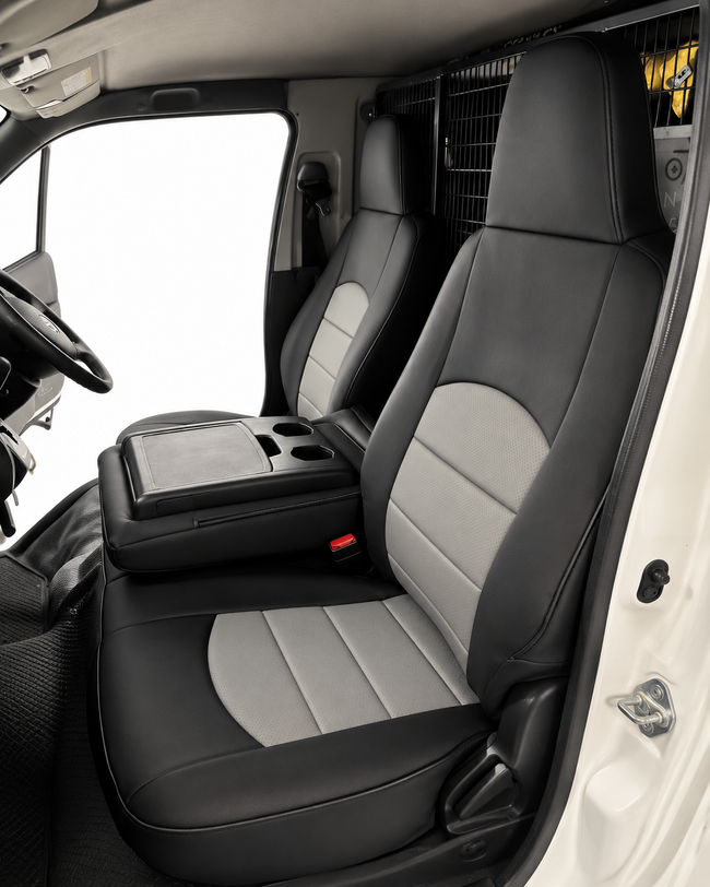 Custom seat cover installation