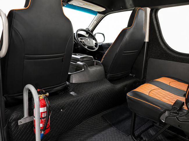 Custom seat cover installation