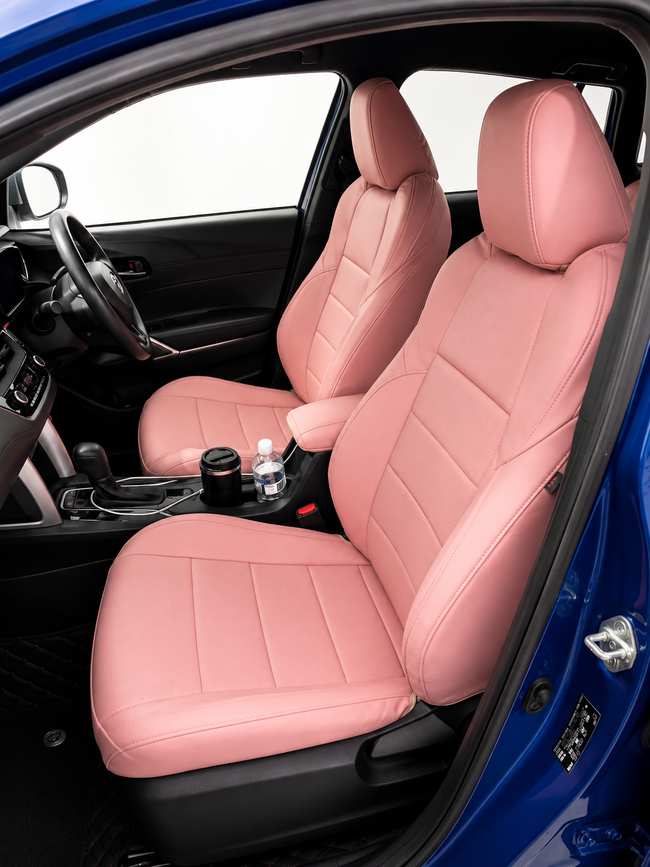 Custom seat cover installation
