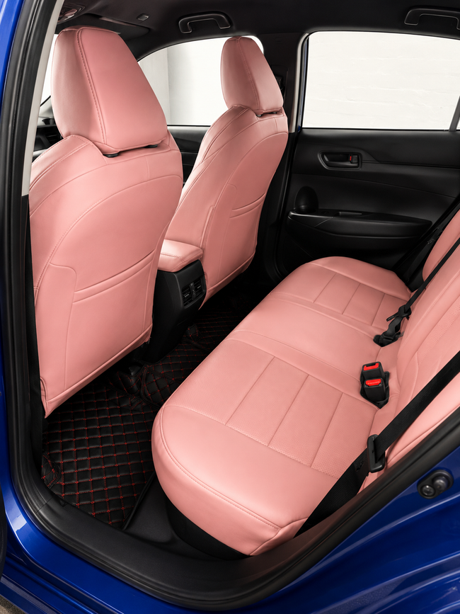 Custom seat cover installation