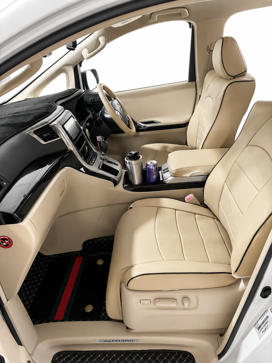 Custom floor mat installation