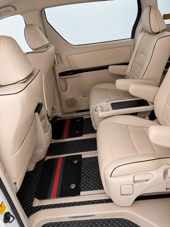 Custom seat cover installation