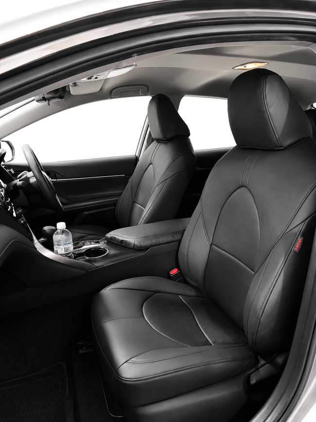 Custom seat cover installation