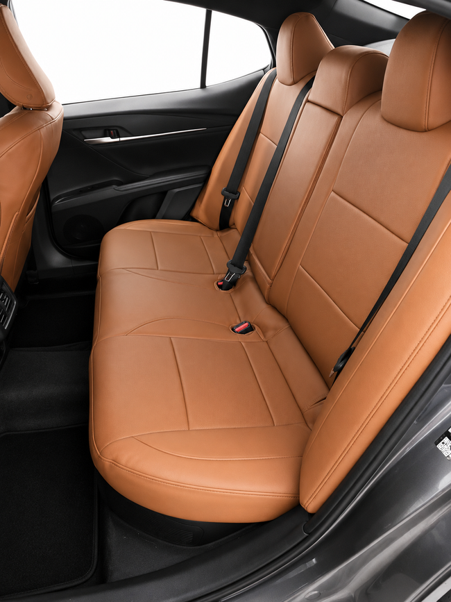 Custom seat cover installation
