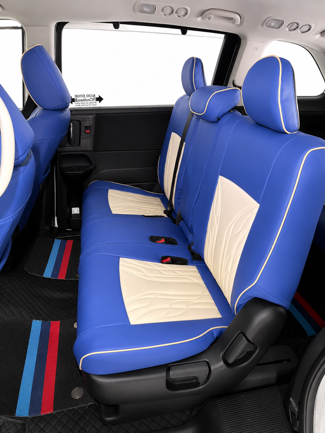 Custom seat cover installation