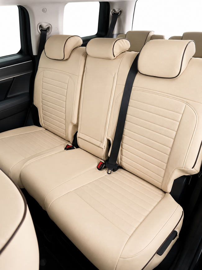 Custom seat cover installation
