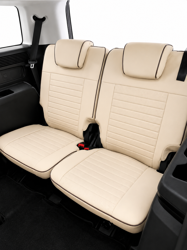 Custom seat cover installation